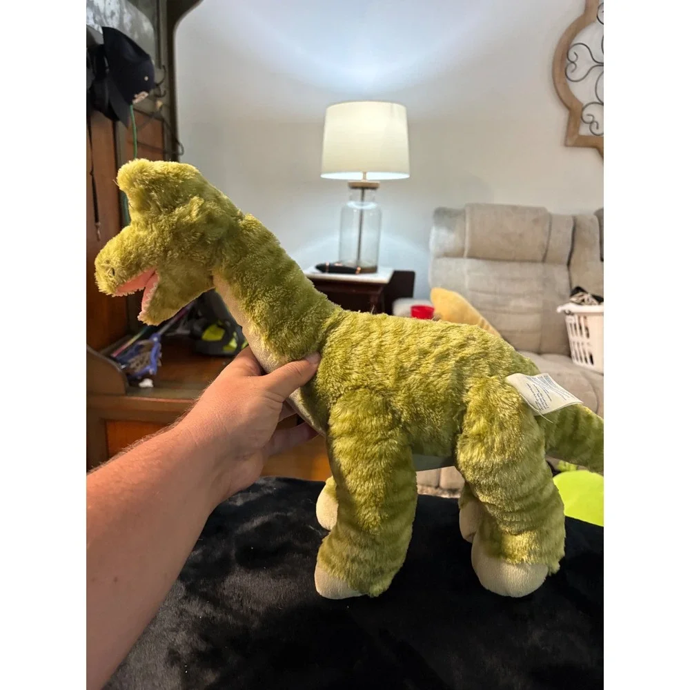 Build-A-Bear Workshop Brachiosaurus Green Dinosaur Plush LongNeck Stuffed Animal